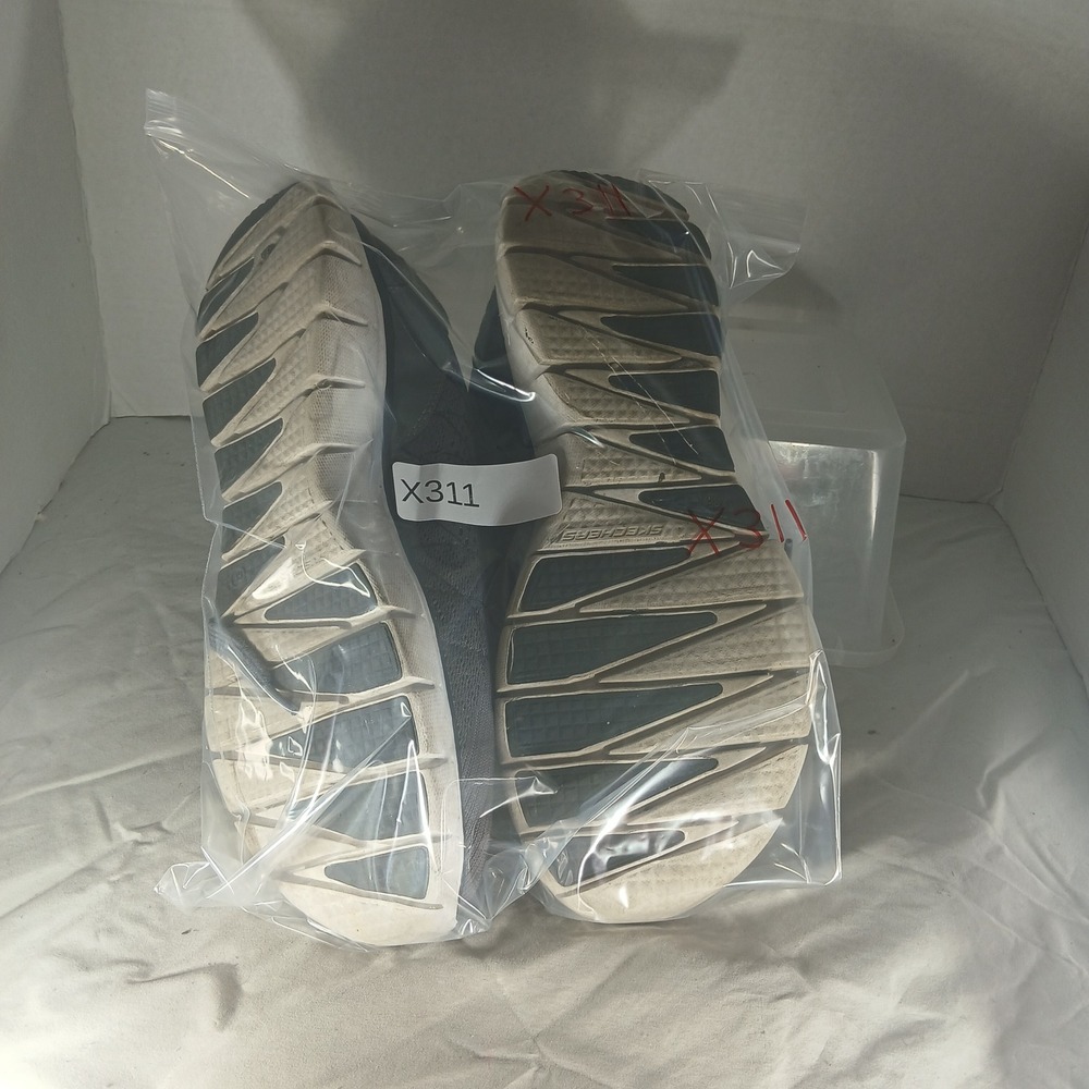 Skechers Relaxed Fit Sneakers 10.5 Gray Memory Foam Athletic Walking Shoes 51442 - Picture 10 of 10